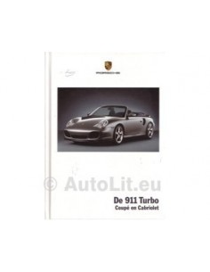 2004 PORSCHE 911 TURBO HARDCOVER BROCHURE NEDERLANDS