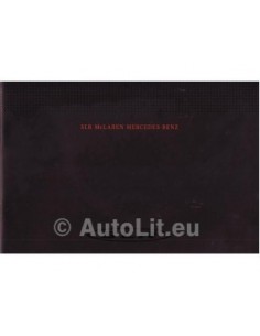 2003 MERCEDES BENZ SLR MCLAREN BROCHURE FRANS