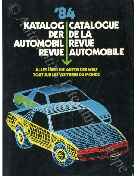 1984 AUTOMOBIL REVUE JAARBOEK DUITS FRANS