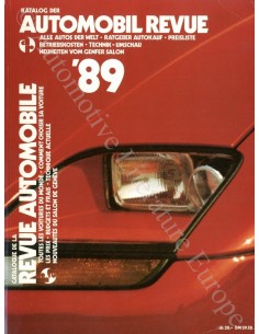 1989 AUTOMOBIL REVUE YEARBOOK GERMAN FRENCH
