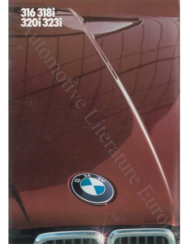 1984 BMW 3ER PROSPEKT DEUTSCH