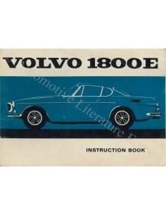 1970 VOLVO 1800E BETRIEBSANLEITUNG ENGLISCH
