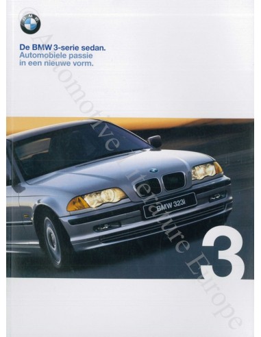 1999 BMW 3 SERIE SEDAN BROCHURE NEDERLANDS