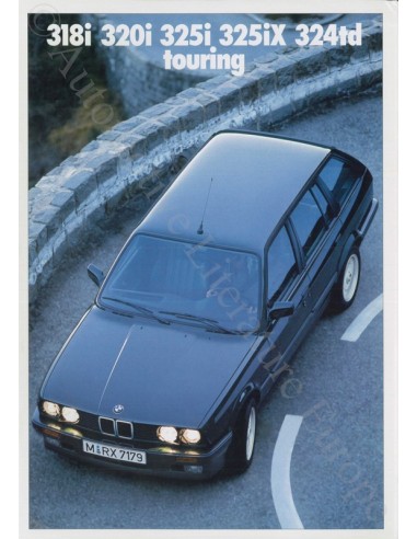 1989 BMW 3 SERIE TOURING PROSPEKT DEUTSCH