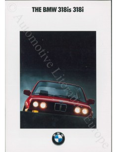 1990 BMW 3 SERIE PROSPEKT ENGLISCH USA