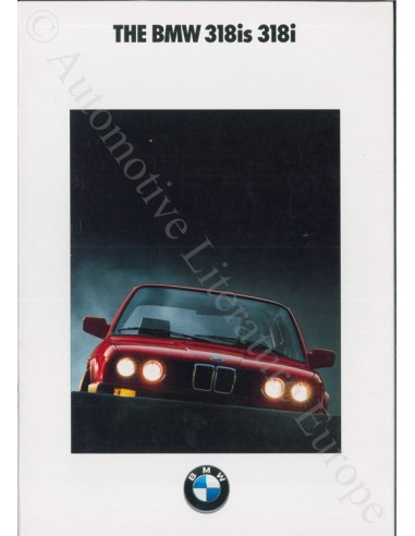 1990 BMW 3 SERIE PROSPEKT ENGLISCH USA