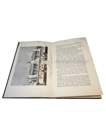 1937 ASTON MARTIN 15/98 & 2 LITRE SPEED MODEL OWNER'S MANUAL ENGLISH