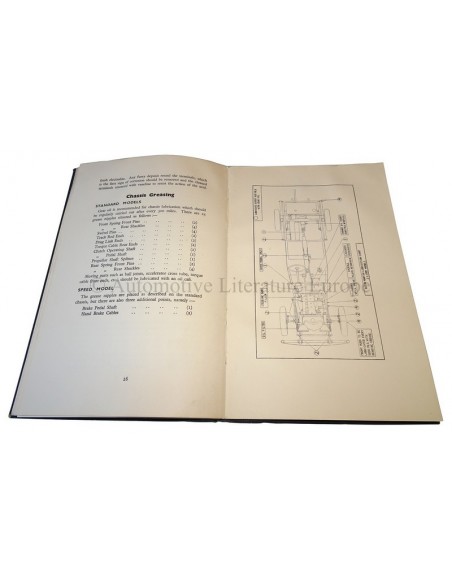 1937 ASTON MARTIN 15/98 & 2 LITRE SPEED MODEL BETRIEBSANLEITUNG ENGLISCH