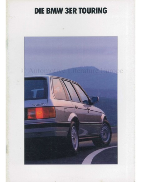 1990 BMW 3 SERIES TOURING BROCHURE GERMAN