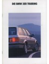 1990 BMW 3 SERIE TOURING BROCHURE DUITS