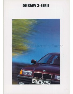 1991 BMW 3ER PROSPEKT NIEDERLÄNDISCH 