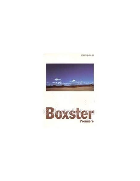 1995 PORSCHE BOXSTER BROCHURE DUITS