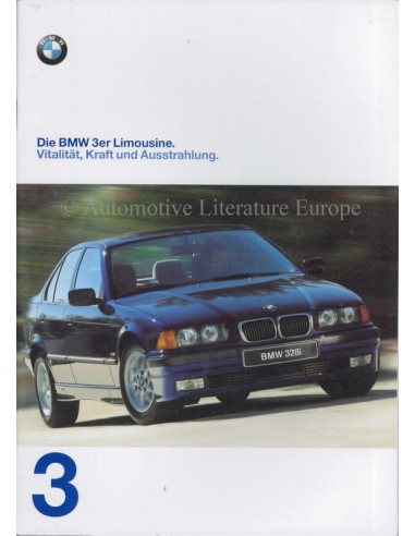 1997 BMW 3 SERIE BROCHURE DUITS