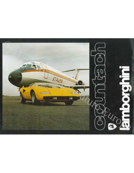 1975 LAMBORGHINI COUNTACH LP400 BROCHURE