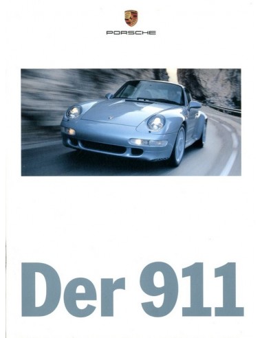 1997 PORSCHE 911 CARRERA TARGA & TURBO BROCHURE DUITS