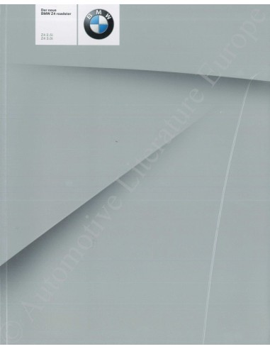 2003 BMW Z4 ROADSTER OWNER'S MANUAL DUTCH