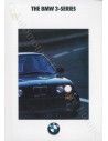 1990 BMW 3 SERIE PROSPEKT ENGLISCH USA