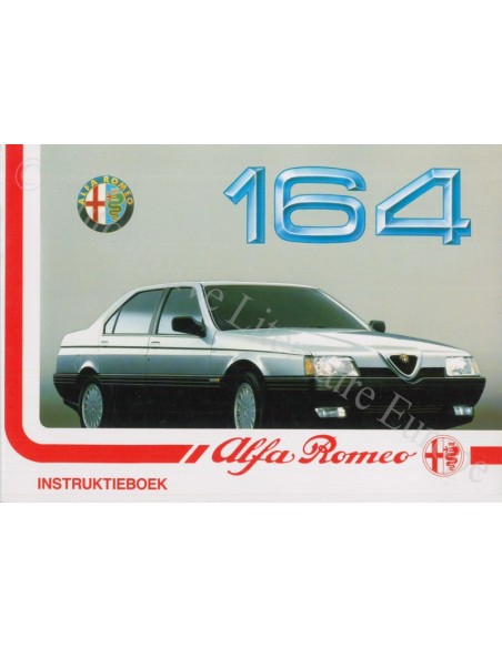 1992 ALFA ROMEO 164 INSTRUCTIEBOEKJE NEDERLANDS
