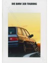 1991 BMW 3 SERIE TOURING BROCHURE DUITS