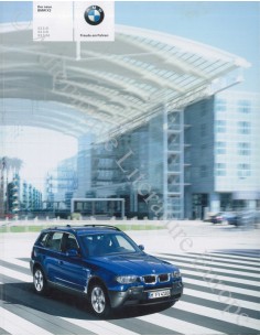 2003 BMW X3 PROSPEKT DEUTSCH