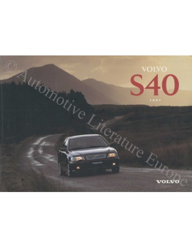 1997 VOLVO S40 INSTRUCTIEBOEKJE NEDERLANDS