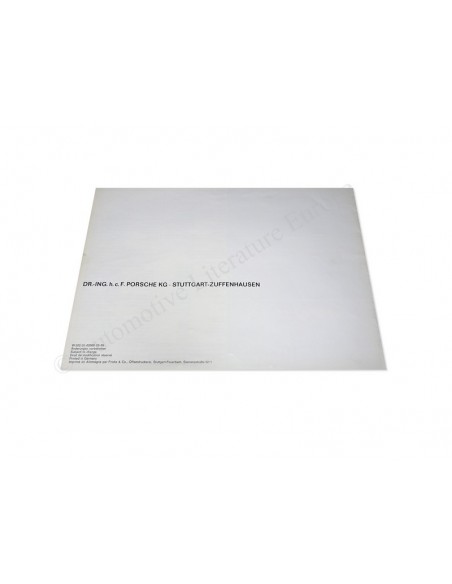 1973 PORSCHE 911 CARRERA RS PROSPEKT DEUTSCH