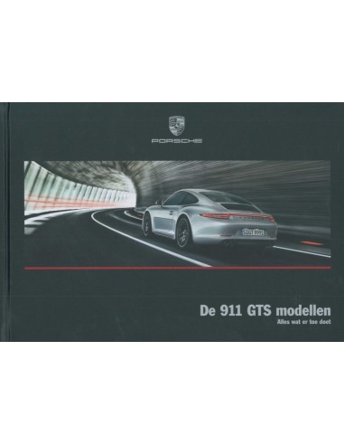 2016 PORSCHE 911 TARGA 4 GTS HARDCOVER BROCHURE NEDERLANDS
