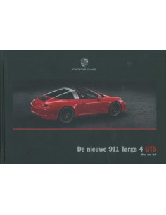 2015 PORSCHE 911 TARGA 4 GTS HARDCOVER BROCHURE NEDERLANDS