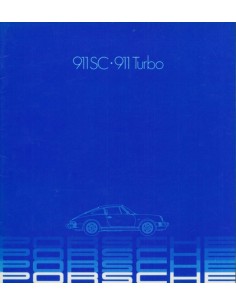 1982 PORSCHE 911 SC & TURBO BROCHURE DUITS