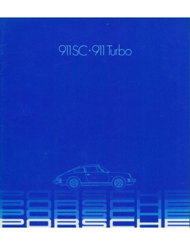 1982 PORSCHE 911 SC & TURBO BROCHURE DUITS