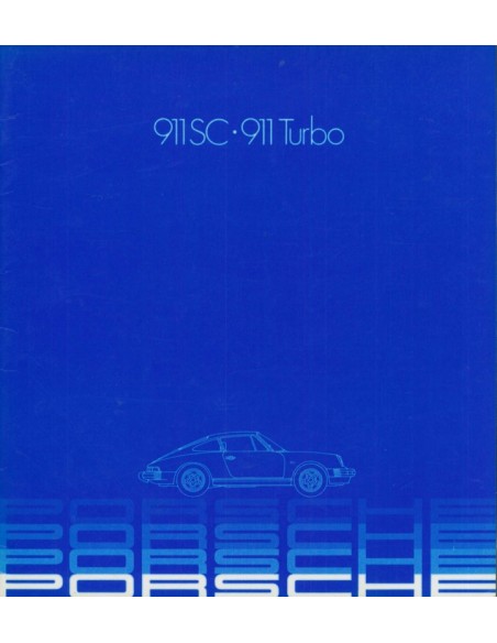 1982 PORSCHE 911 SC & TURBO BROCHURE DUITS