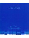 1982 PORSCHE 911 SC & TURBO BROCHURE DUITS