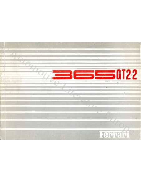 1969 FERRARI 365GT 2+2 ONDERDELENHANDBOEK 35/69