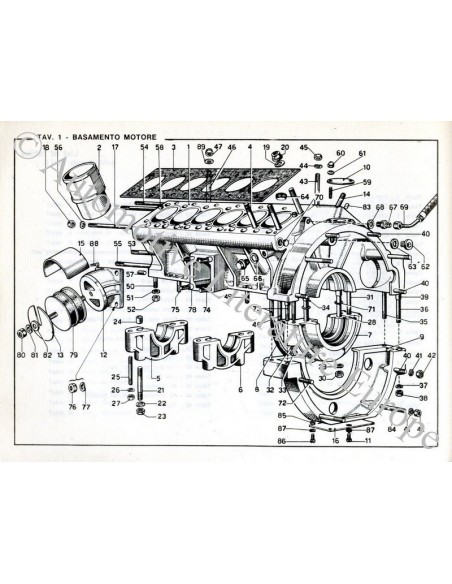 1969 FERRARI 365GT 2+2 ONDERDELENHANDBOEK 35/69