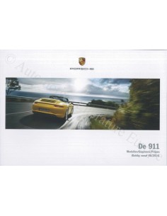 2015 PORSCHE 911 CARRERA HARDCOVER BROCHURE NEDERLANDS 2
