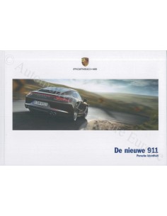 2013 PORSCHE 911 CARRERA HARDCOVER BROCHURE NEDERLANDS