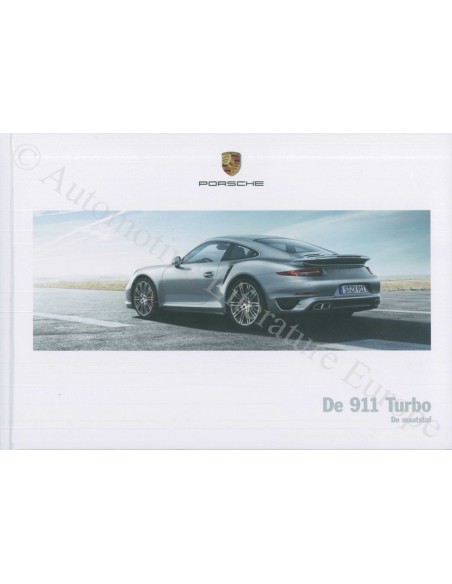 2016 PORSCHE 911 TURBO HARDCOVER BROCHURE NEDERLANDS