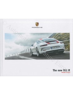 2017 PORSCHE 911 R HARDCOVER BROCHURE ENGLISH