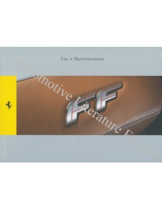 2011 FERRARI FF INSTRUCTIEBOEKJE ITALIAANS