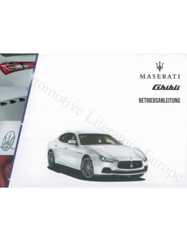 2014 MASERATI GHIBLI OWNER'S MANUAL GERMAN