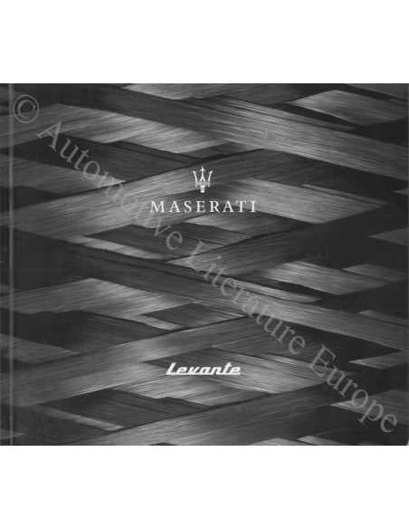 2017 MASERATI LEVANTE PROSPEKT ENGLISCH
