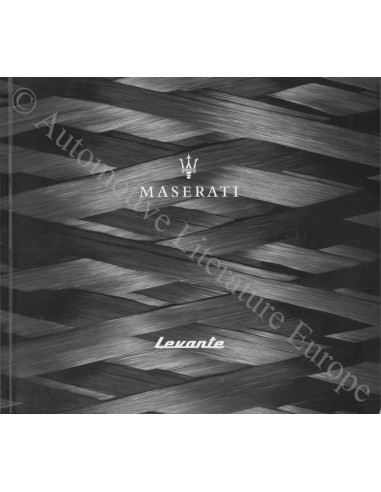 2017 MASERATI LEVANTE  BROCHURE FRANS