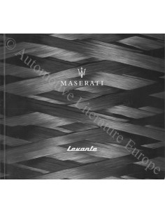 2017 MASERATI LEVANTE  BROCHURE ITALIAANS