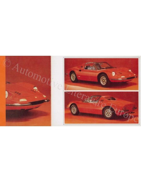 1973 FERRARI DINO 246GTS BROCHURE 76/73