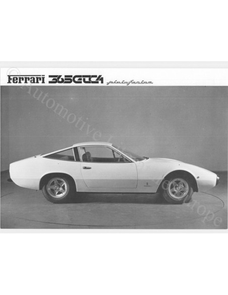 1971 FERRARI 365 GTC/4 PININFARINA BROCHURE 50/71
