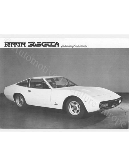 1971 FERRARI 365 GTC/4 PININFARINA PROSPEKT 50/71