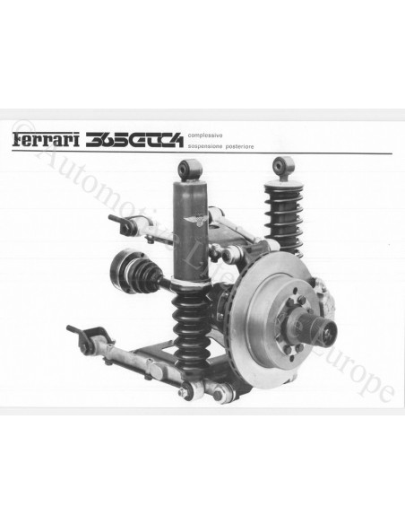 1971 FERRARI 365 GTC/4 PININFARINA PROSPEKT 50/71