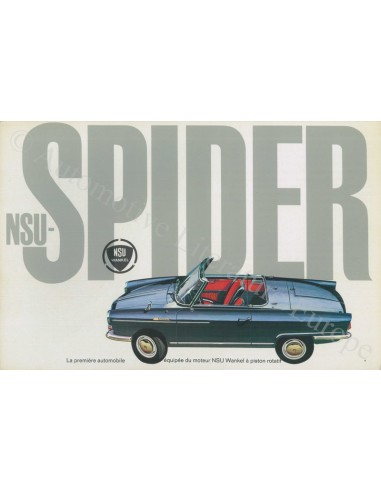 1964 NSU SPIDER PROSPEKT FRANZÖSISCH