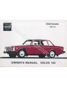 1974 VOLVO 164 OWNER'S MANUAL ENGLISH USA/CANADA
