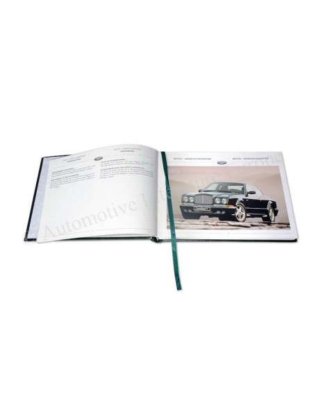 1999 BENTLEY CONTINENTAL T INSTRUCTIEBOEKJE ENGELS